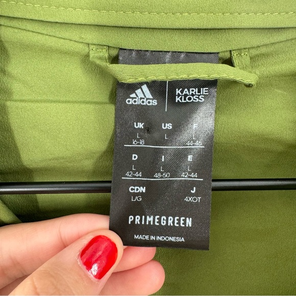 Adidas x Karlie Kloss Doll Sleeve Cover Up Jacket Size Large - Picture 8 of 10